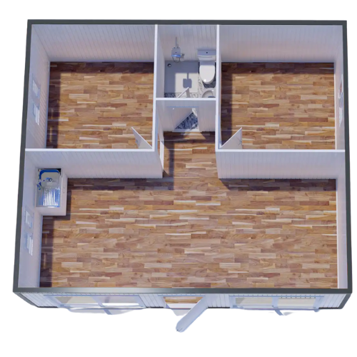 6X7 2+1 WC Duş Mutfak Konteyner (1)